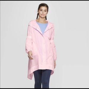 Joy Lab pink Anorak raincoat